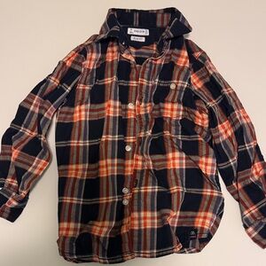 Boys' Plaid Button-Up Shirt by Mayoral - size 3 3T